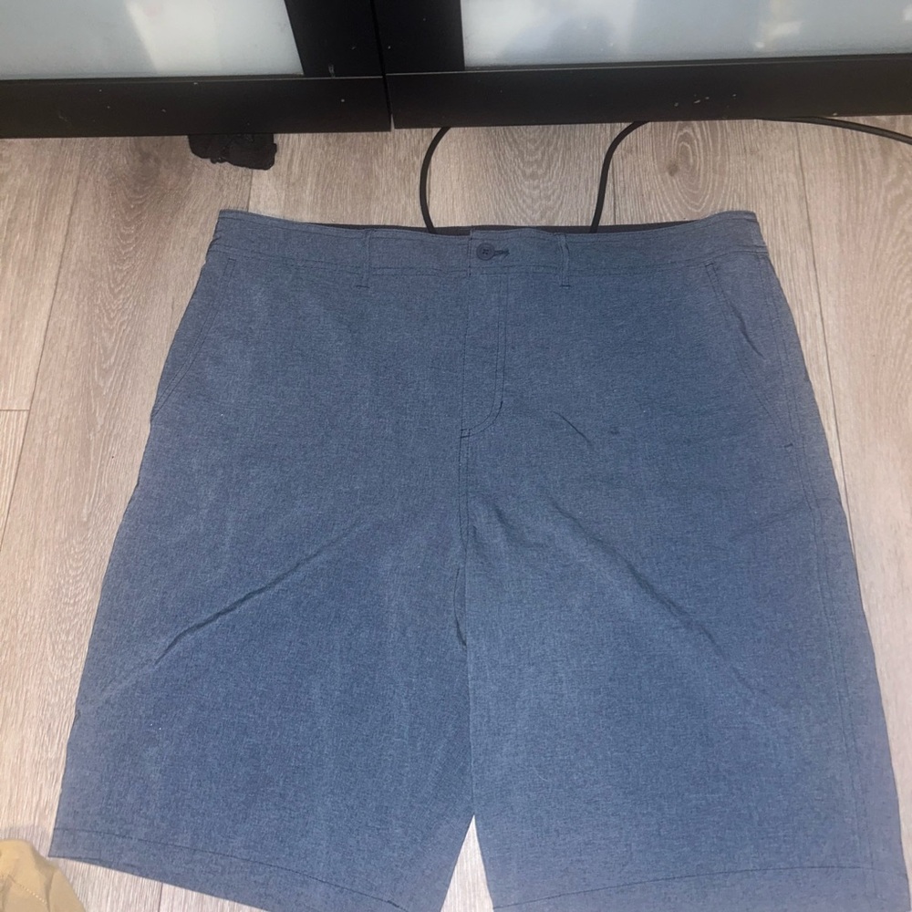 Goodfellow & Co Men's Slate Blue Flat Front Shorts